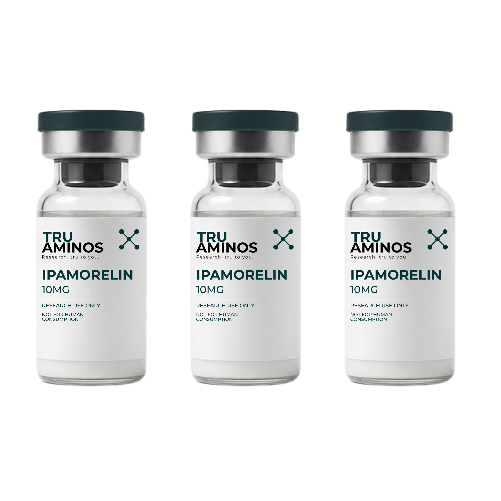 TruAminos research vial — Ipamorelin 3-Vial Kit